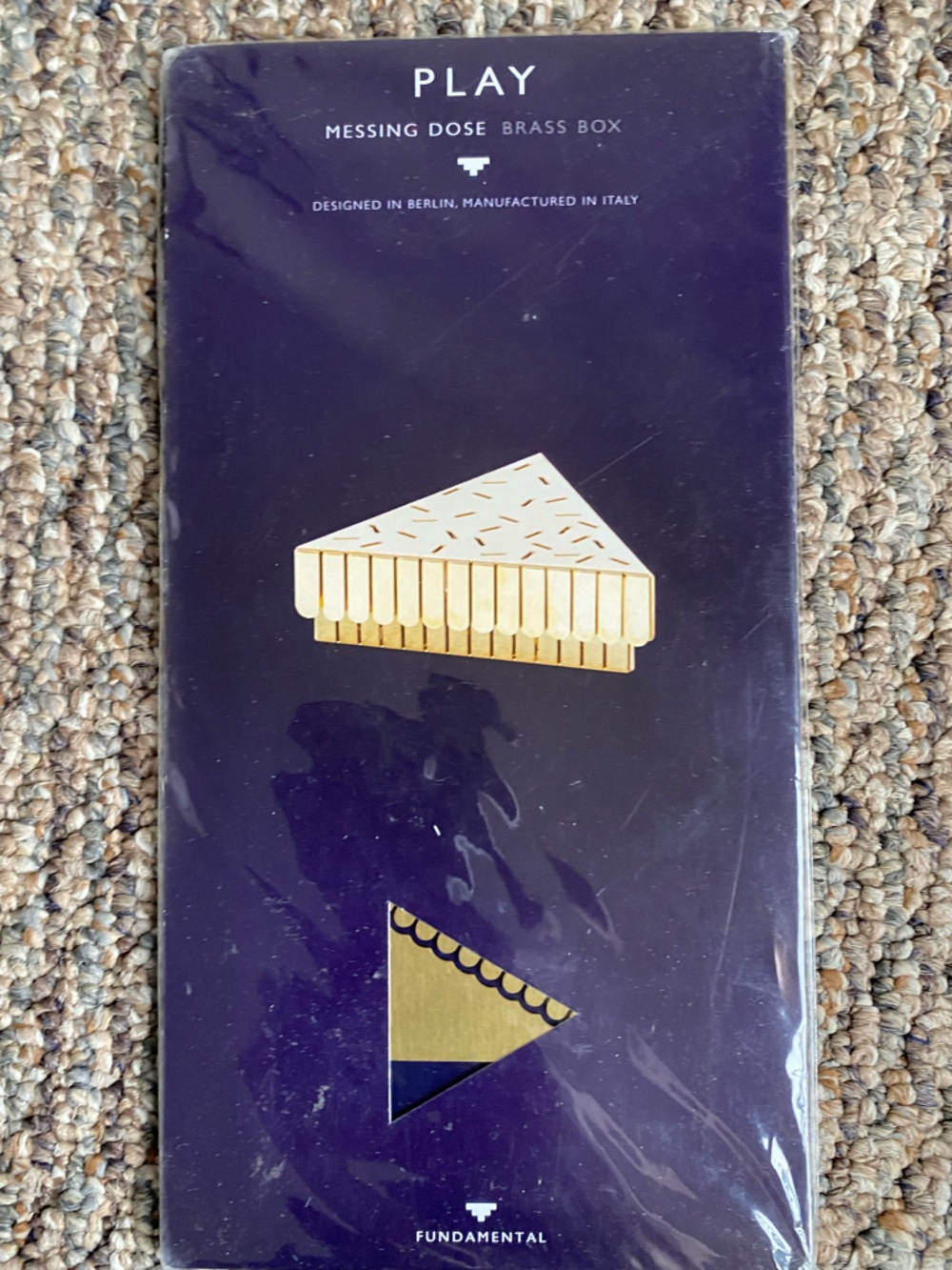 Fundamental Berlin Messing Dose Brass Box, Play NWOT